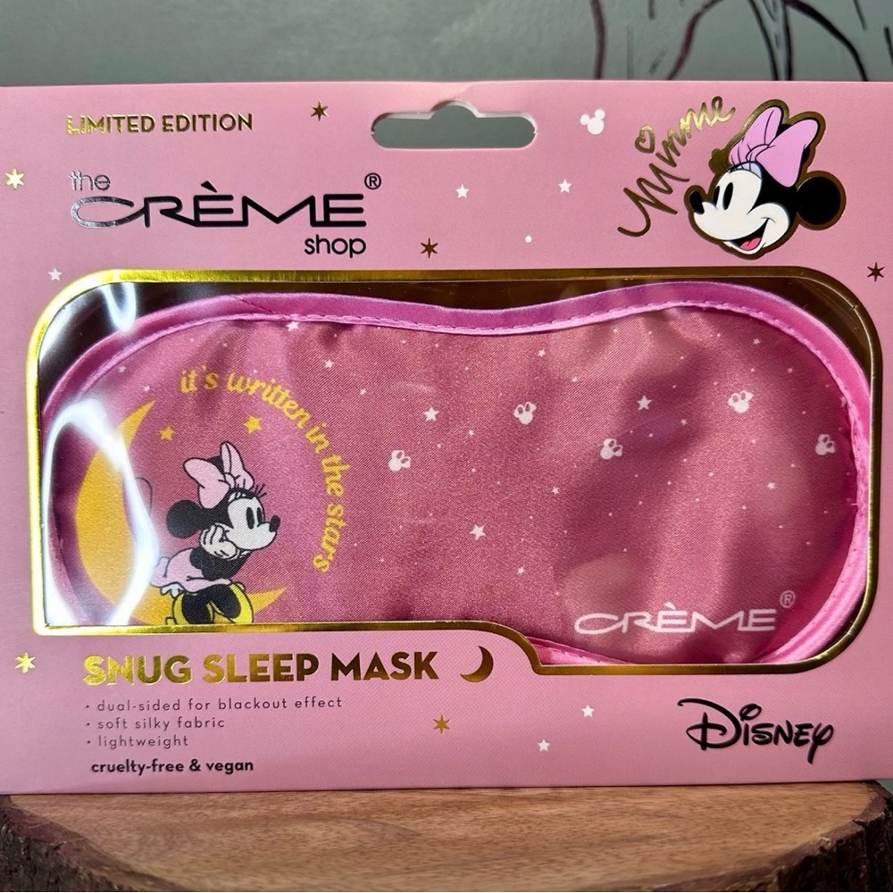 The Crème Shop x Disney Minnie Pink Snug Sleep Mask - Limited Edition